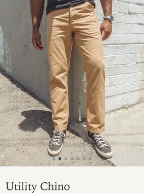 Utility Chino Men’s Pants - Tan
